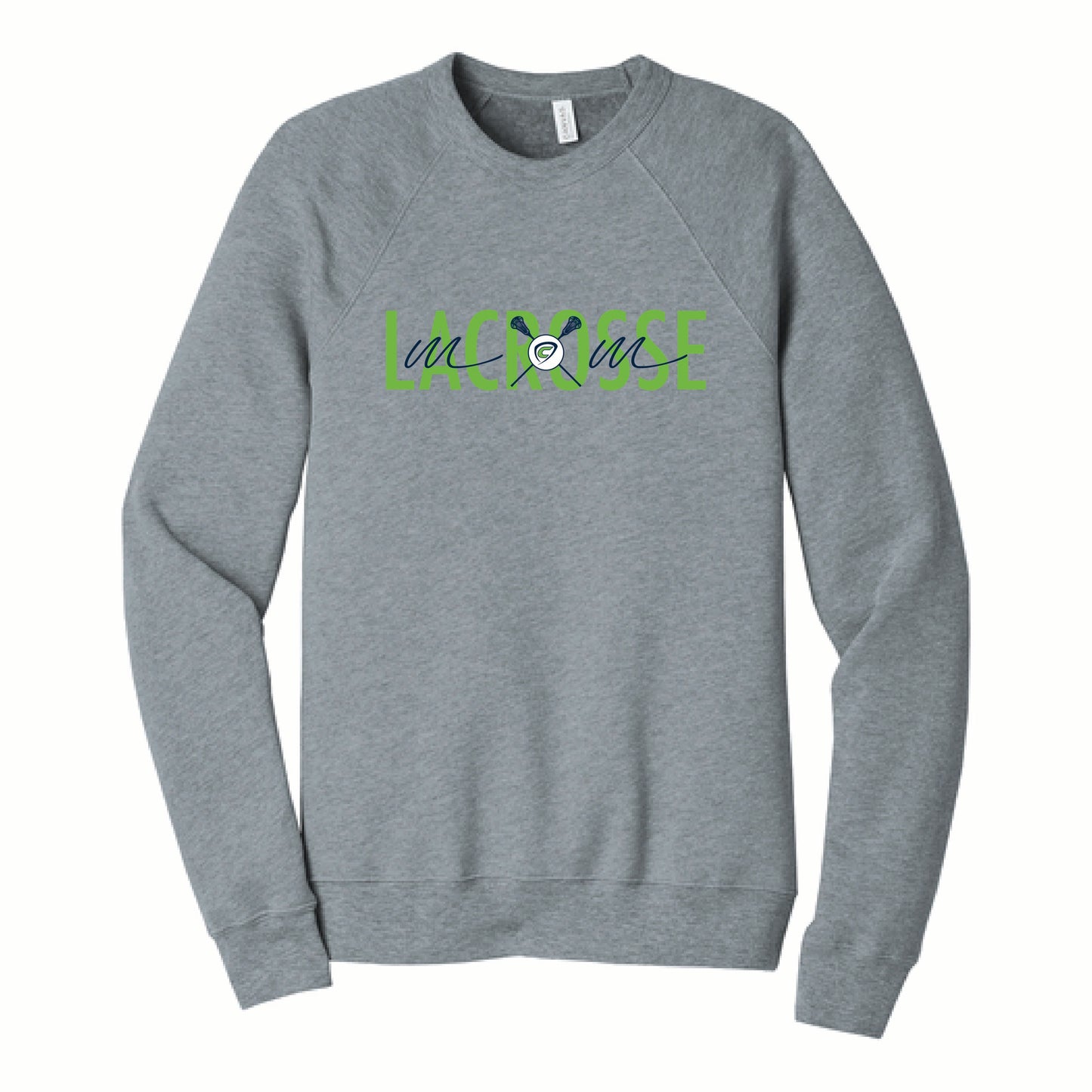 Lacrosse Mom Unisex Sponge Fleece Raglan Sweatshirt