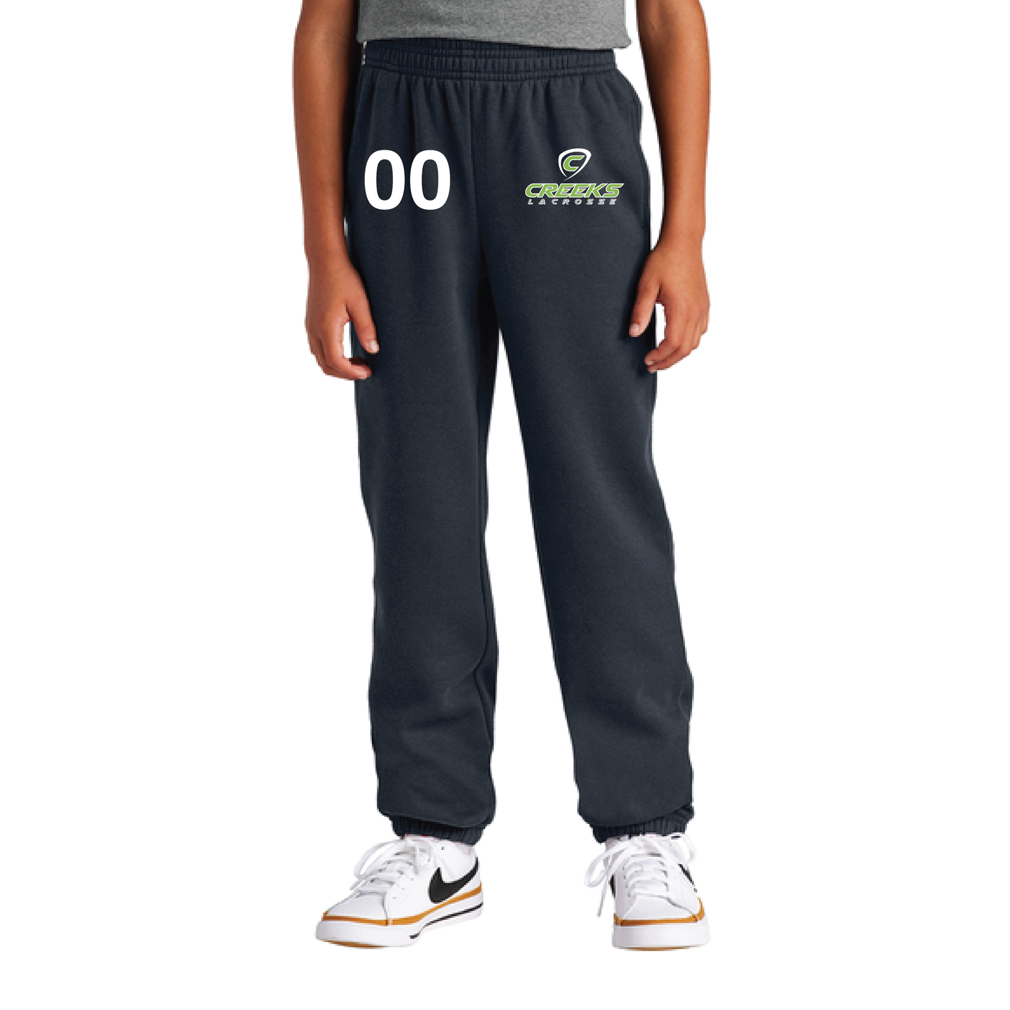 Youth Fleece Joggers (with Number)