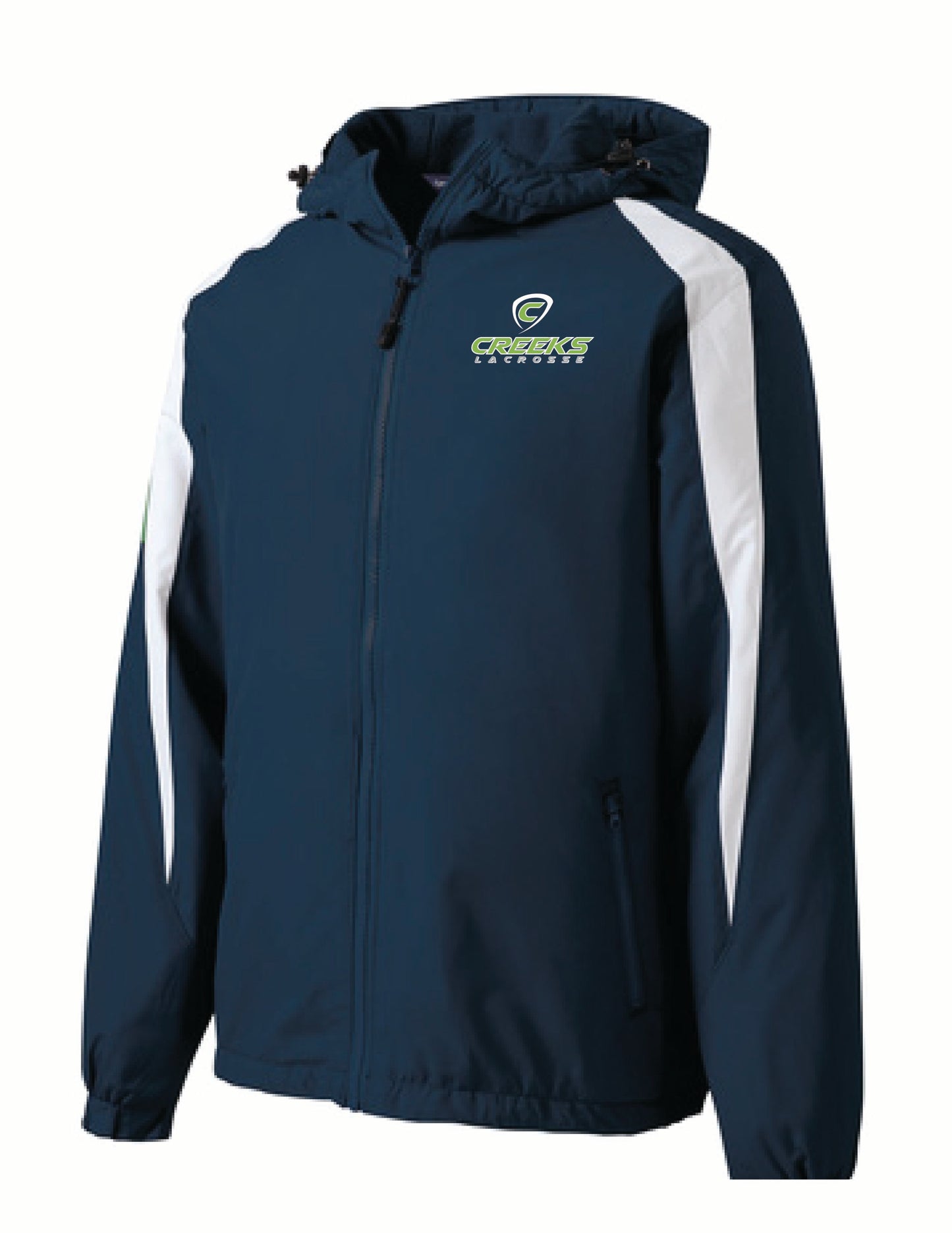 Fleece-Lined Adult Colorblock Jacket (Full-Zip)